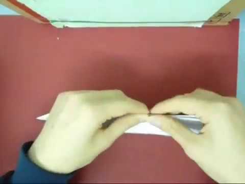 How to make origami smooth flyer