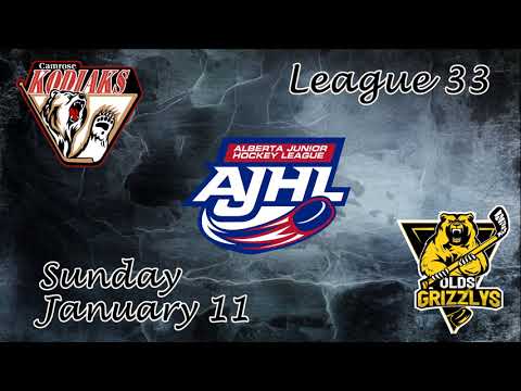Kodiaks Hilites Gm 33 Camrose Kodiaks @ Olds Grizzlys January 11, 2026