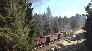 preview picture of video 'Die Reichsbahn kehrt zurück: Rollwagenverkehr auf der Harzquerbahn'