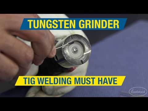The BEST Way to Grind Tungsten for Better TIG Welds - Tungsten Grinder Torture Test at Eastwood!