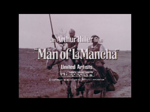 Man of La Mancha 1972   2 TV Spots Trailers Peter O'Toole Sophia Loren James Coco