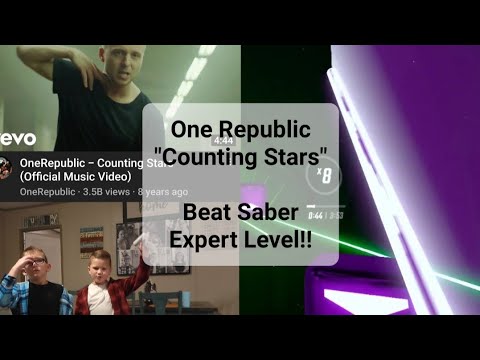 One Republic "Counting Stars" Expert Beat Saber! | Hardest Song Yet?