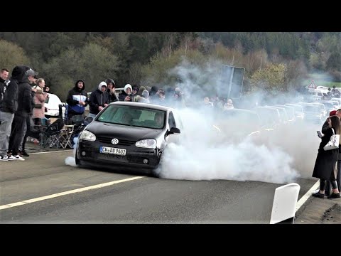 CARFREITAG- NÜRBURGRING- Burnouts, Drifts, MADNESS at Carfreitag 07.04.2023