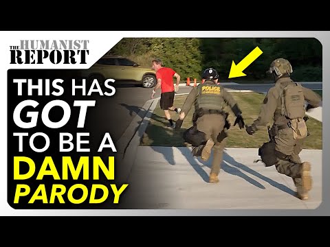 WATCH: Middle-Aged Man Effortlessly Outruns ICE Agents in Paul Blart-Esque Moment