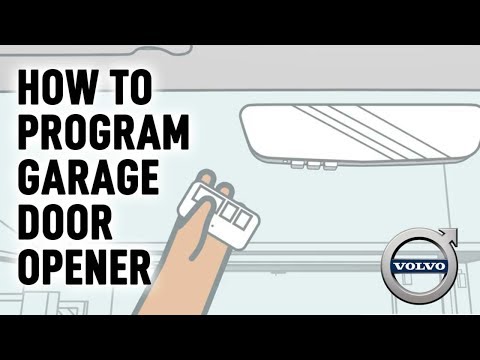 How To Program Homelink Remote Garage Door Opener On Volvo Models