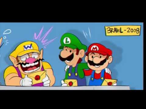 Waluigi in Smash Bros Ultimate comic dub