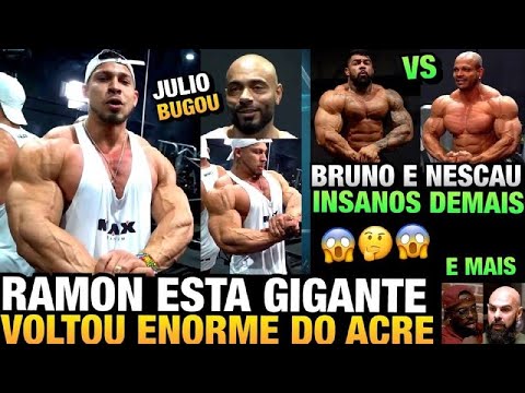 RAMON ESTÁ GIGANTE E BUGOU BALESTRIN - NESCAU E BRUNO SANTOS INSANOS RUMO AO EXPO + RUFF E RUBENS