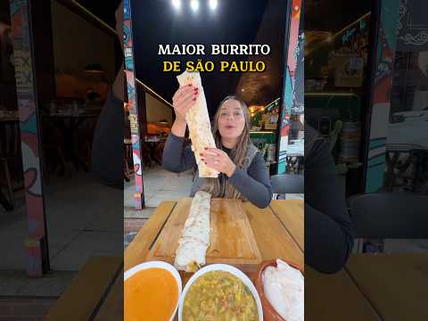 Maior Burrito de São Paulo 🌯📍Vaca Pollo  Chanco - R. Itapura, 815 - Tatuapé, São Paulo - SP