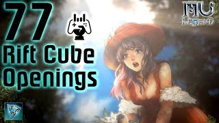 Mu Legend  🤞🏽 77 Rift Cube Openings, Farm Lupa's Library, Gems, Guild Mats