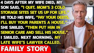 Four Days After My Wife Died, My Son Quit His Job—Because He Thought Her Inheritance Was His