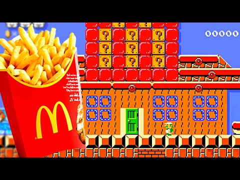 Super Mario Maker 2 🔧 Luigi goes to Mc Donald's 🔧 Felix2007