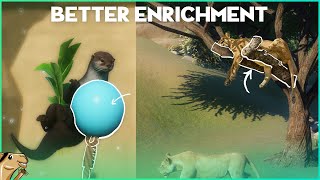 Better Big Cat Animations & Underwater Enrichment in Planet Zoo - Ideas & Inspiration