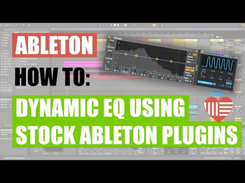 Dynamic EQ using only Ableton Live Suite stock plugins and devices (how-to tutorial)