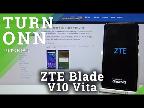 ZTE Blade V10 Vita - Turning On & Welcome Screen Animation
