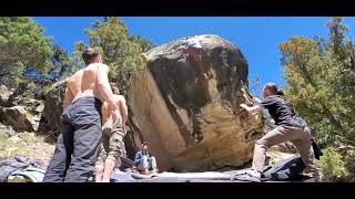 Video thumbnail of All You Sinners, V6. Joe's Valley