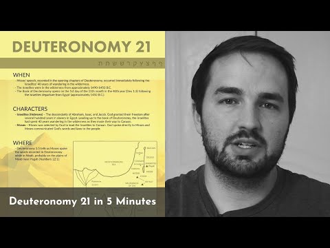 Deuteronomy 21 Summary: 5 Minute Bible Study