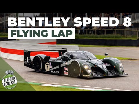 Tom Kristensen absolutely sends the Bentley Speed 8 around the  Goodwood Circuit | 80MM