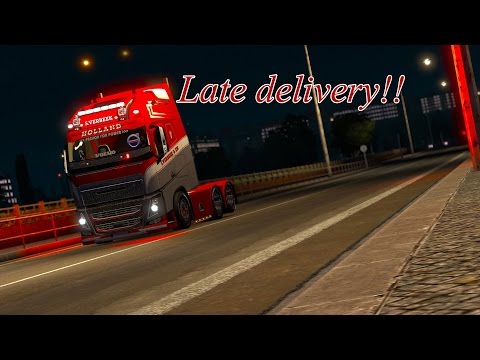 Euro Truck Simulator 2 - Late Delivery!! (Volvo FH16) Liege - Brussel |G27| #17