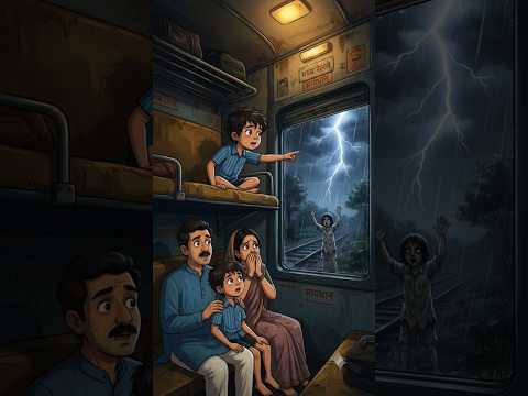 🚂 (Part 1) Jab Aadhi Raat Mein Train Achanak Ruk Gayi... 😱🌧️ | #TrainJourney #HindiStory