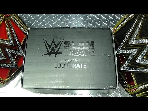 WWE SLAM CRATE February 2017: EmGo's Slam Crates N' Stuff