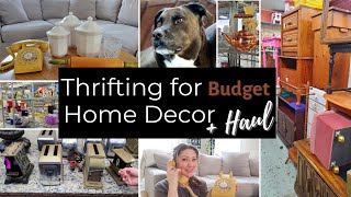 🟢THRIFT with ME & HAUL | HOME DECOR ON A BUDGET | THRIFT HOP