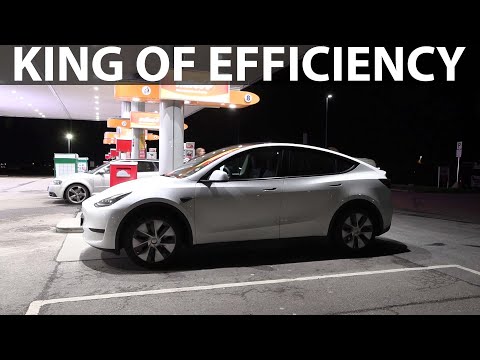 Tesla Model Y Long Range RWD (2024) Range test