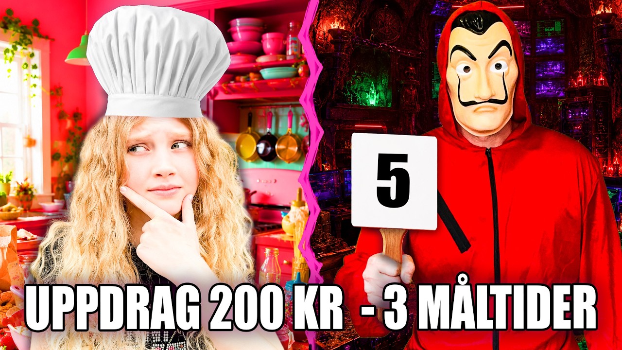 🕵️‍♀️💸 Uppdrag 200 Kr – Mr Röd Betygsätter Mina Måltider! 😱🍽️