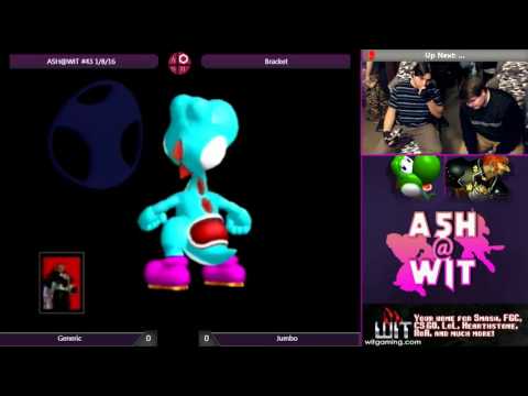 Generic (Ganon) vs Jumbo (Yoshi) - ASH@WIt #43 Melee Bracket