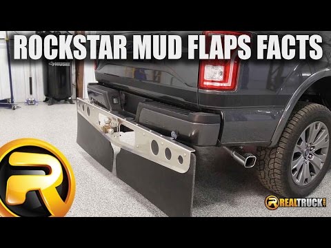 ROCKSTAR Universal Hitch Mounted Mud Flaps Fast Facts