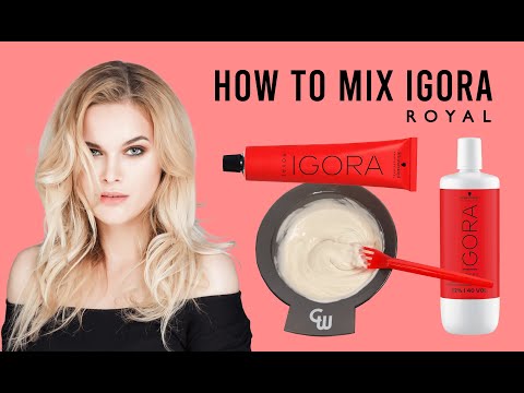How To Mix Schwarzkopf Igora Royal!