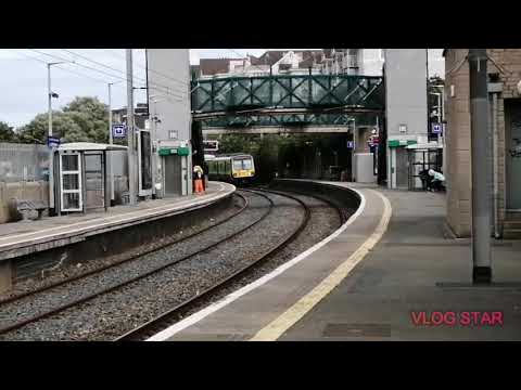 Irish Rail IE29000 Class InterCity train to Connolly, passing Salthill And Monkstown