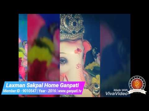 Laxman Sakpal Home Ganpati Decoration Video