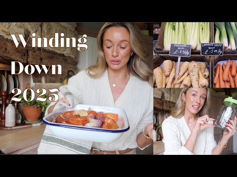 Winding Down 2025 🕯️ A Calm & Cosy Vlog - Batch Cooking, Book Recommendations & Healthy Hacks 🍃