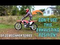 How To Comfortably Stand While Riding A Dirt Bike On Trails Ep20