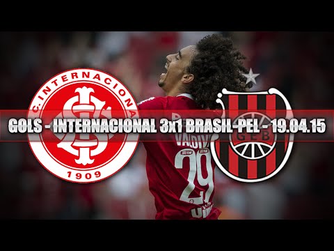 GOLS - INTERNACIONAL 3x1 BRASIL DE PELOTAS - 19.04.15