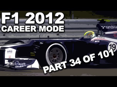 F1 2012: Career Mode Walkthrough (34/101) - Italian Grand Prix (SEASON 2/WILLIAMS) - HD