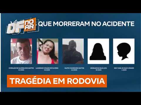 Velórios na Bahia marcam despedida de vítimas do acidente na BR-020 | DF no Ar