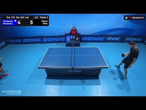 13:40 Viacheslav Kovalenko - Oleksii Mitla 28.09.2023 TT Euro.Cup Ukraine Master. TABLE 3