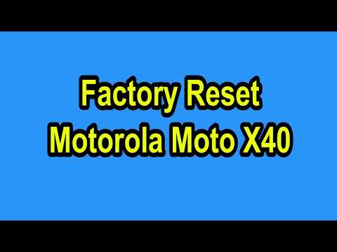 How to Factory Reset Motorola Moto X40 | How to Hard Reset #hardresetinfo