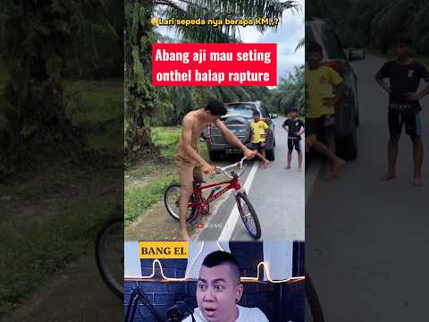 Abang aji hebat banget ketika setting onthel onthel balap rapture #shorts #reactionvideo #eldanboy