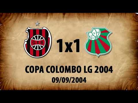 G.E.Brasil 1x1 São Paulo-RG - Copa Colombo LG 2004