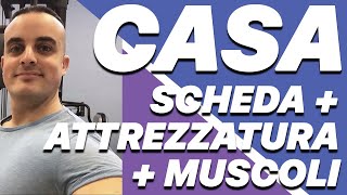 Allenamento Massa a Casa: Scheda Completa e Attrezzatura