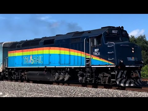 Railfan Shorts: Tri-Rail 807 with K5LA