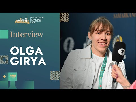 Interview with Olga Girya | Round 1 | FIDE Grand Swiss 2025