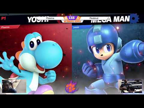Clemson Smash Series 23 - Winners Semis -  Plasma (Yoshi) vs. FS | Peabnut (Mega Man) - SSBU