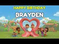 BRAYDEN Happy Birthday Song Premium 3D Animation