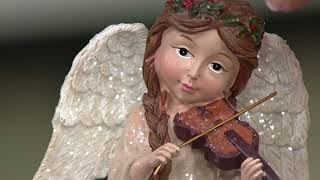 Vintage Angel Figurine with Animals by Valerie on QVC