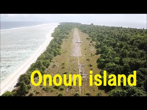 Onoun island, North west region of Chuuk state in Micronesia