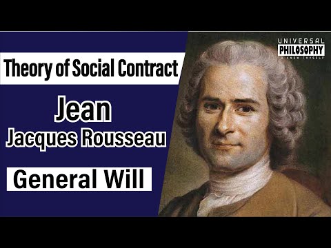 Jean Jacques Rousseau || Theory of Social Contract || General Will