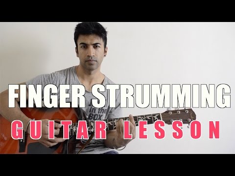 #12 - GUITAR TIP - The COOLEST way to STRUM with your FINGERS Video